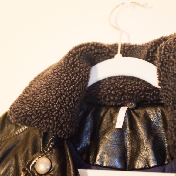 Free people leather jacket brand new black XS - Picture 5 of 8